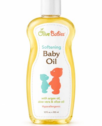 Olive Babies Softening Baby Oil 12 oz