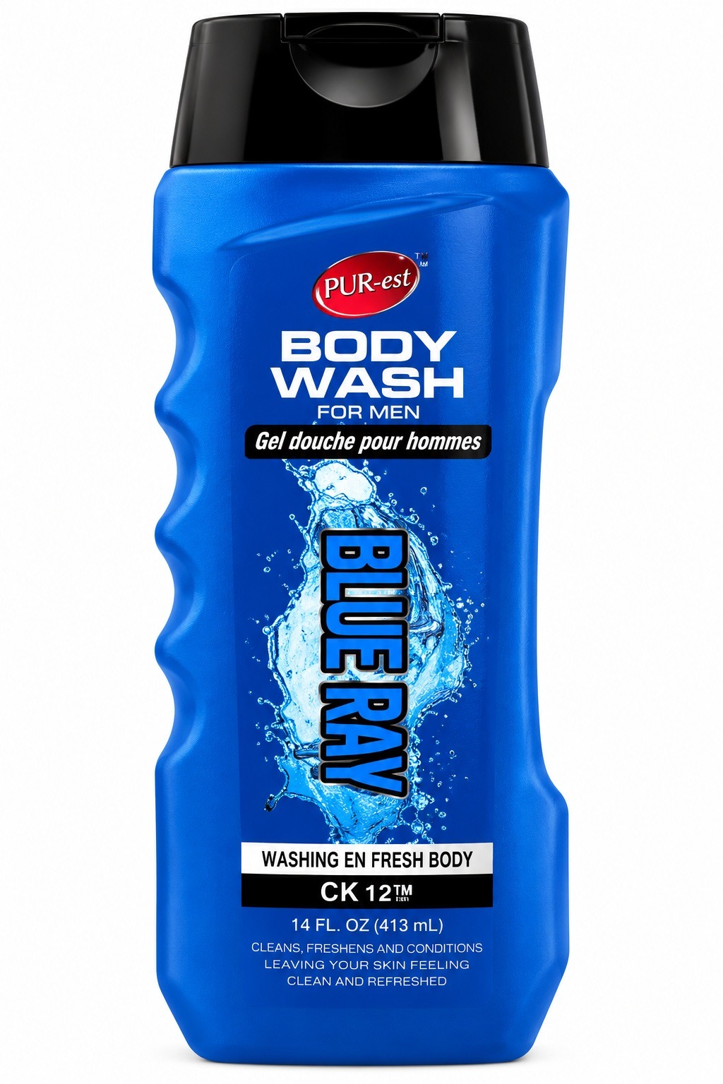 PUR-est Body Wash For Men Blue Ray 14 oz