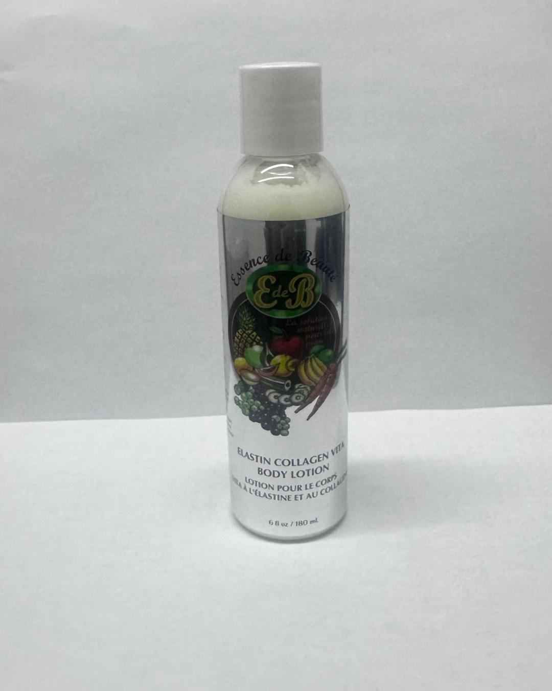 Essence de Beauté - Lotion pour le corps vita a l'élastine et au colagène 6 oz