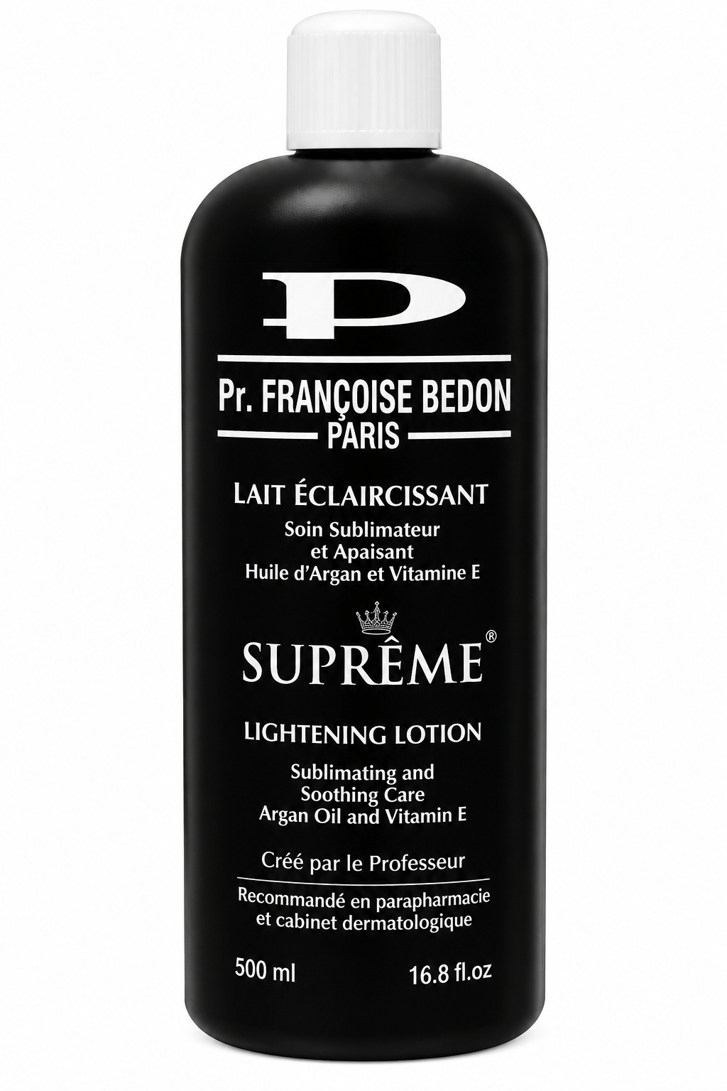 Pr. Francoise Bedon Lait Éclaircissant Suprême 500 ml soin corporel.