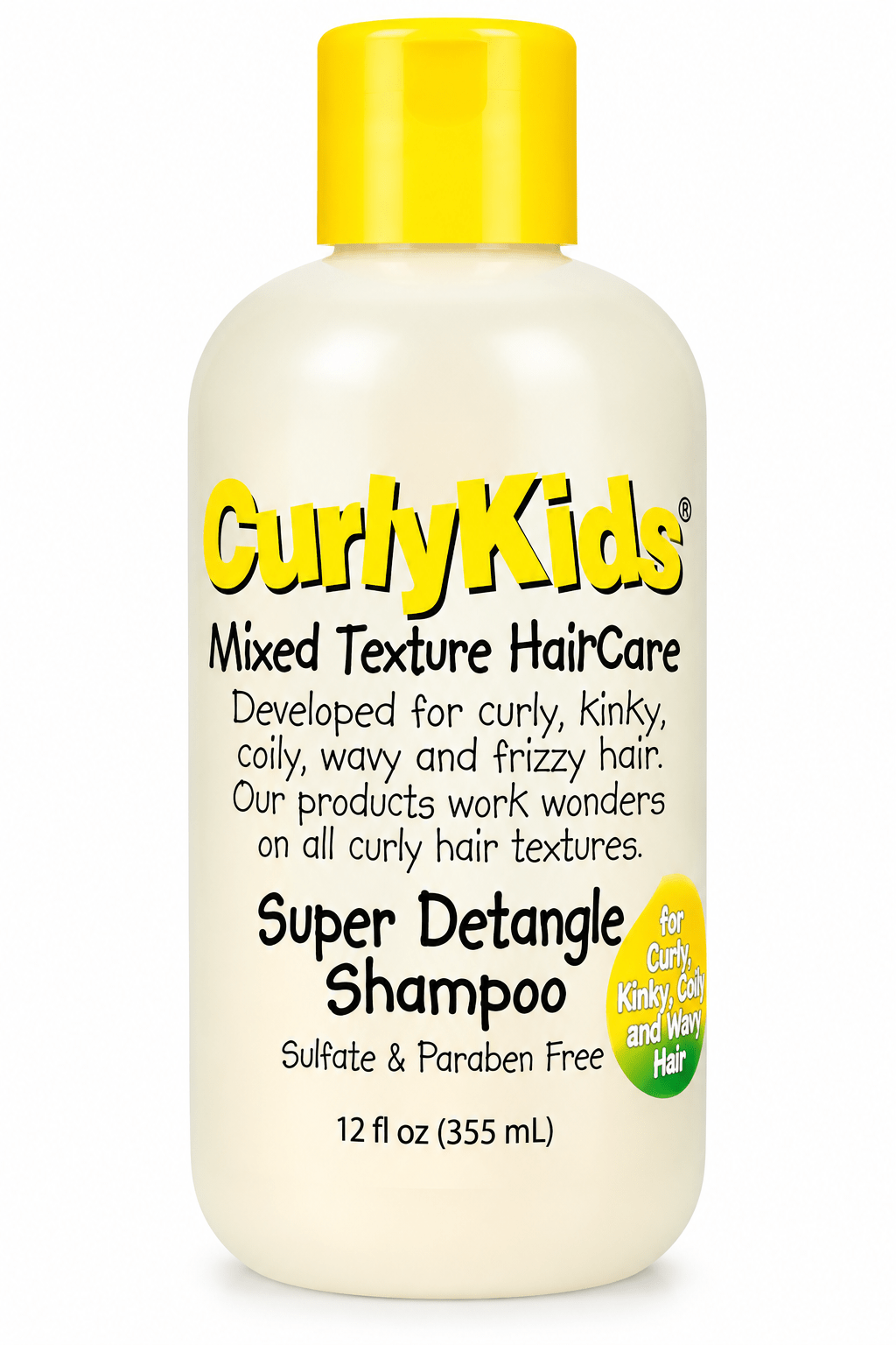 CurlyKids Super Detangle Shampoo 12 oz