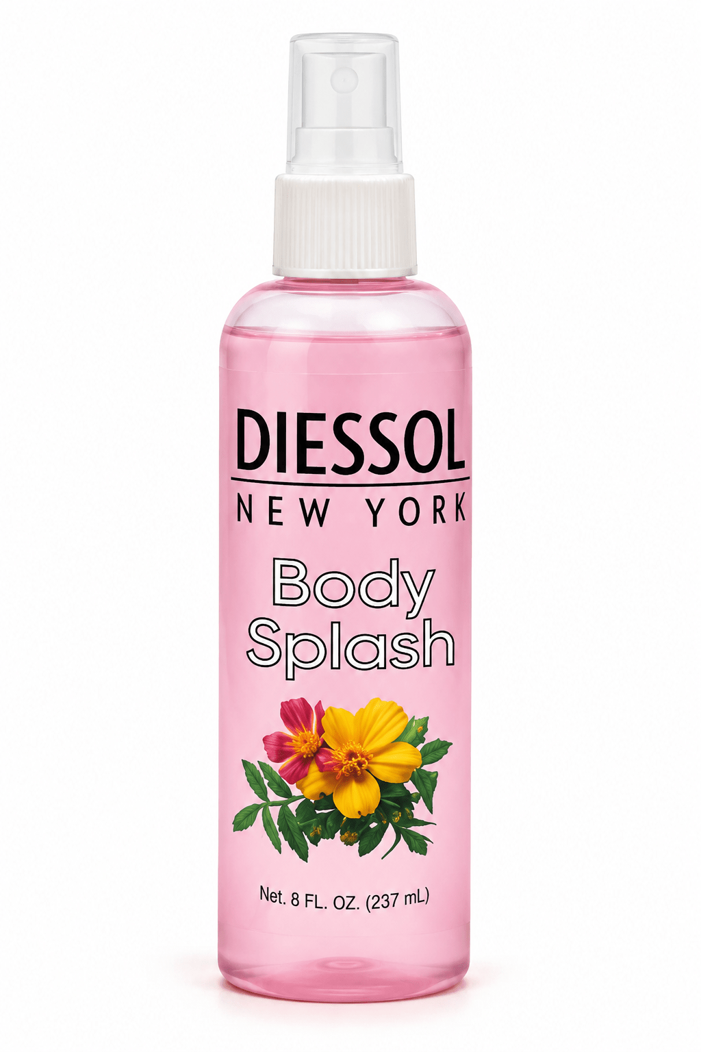 Diessou New York Body Splash 8 oz brume parfumée florale pour le corps