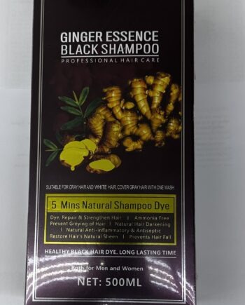 Shampooing noir essence de gingembre 500 ml