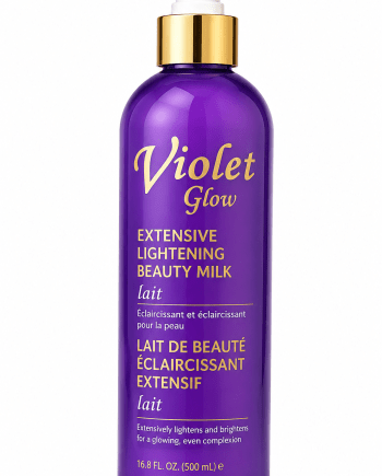 Violet Glow Lait de Beauté Éclaircissant 500 ml lait corporel hydratant pour routine éclat