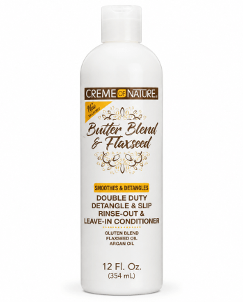 Creme Of Nature Butter Blend Flaxseed Double Duty Leave In Conditioner