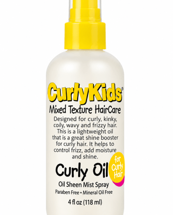Curly Kids Mixed Texture HairCare Frizz Curly Oil 4 oz