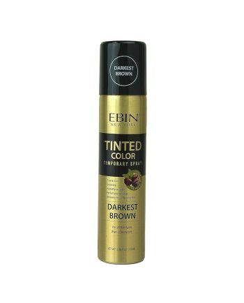 Ebin - Tinted Color Temporary Spray Darkest Brown 100 ml