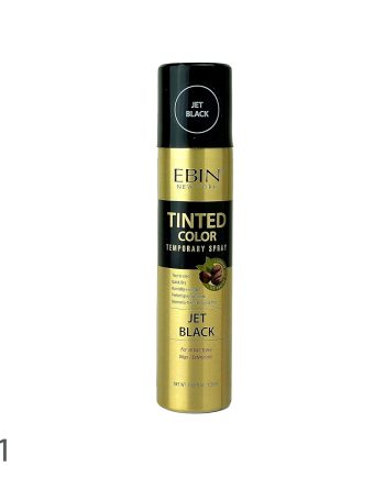 Ebin - Tinted Color Temporary Spray Jet Black 100 ml