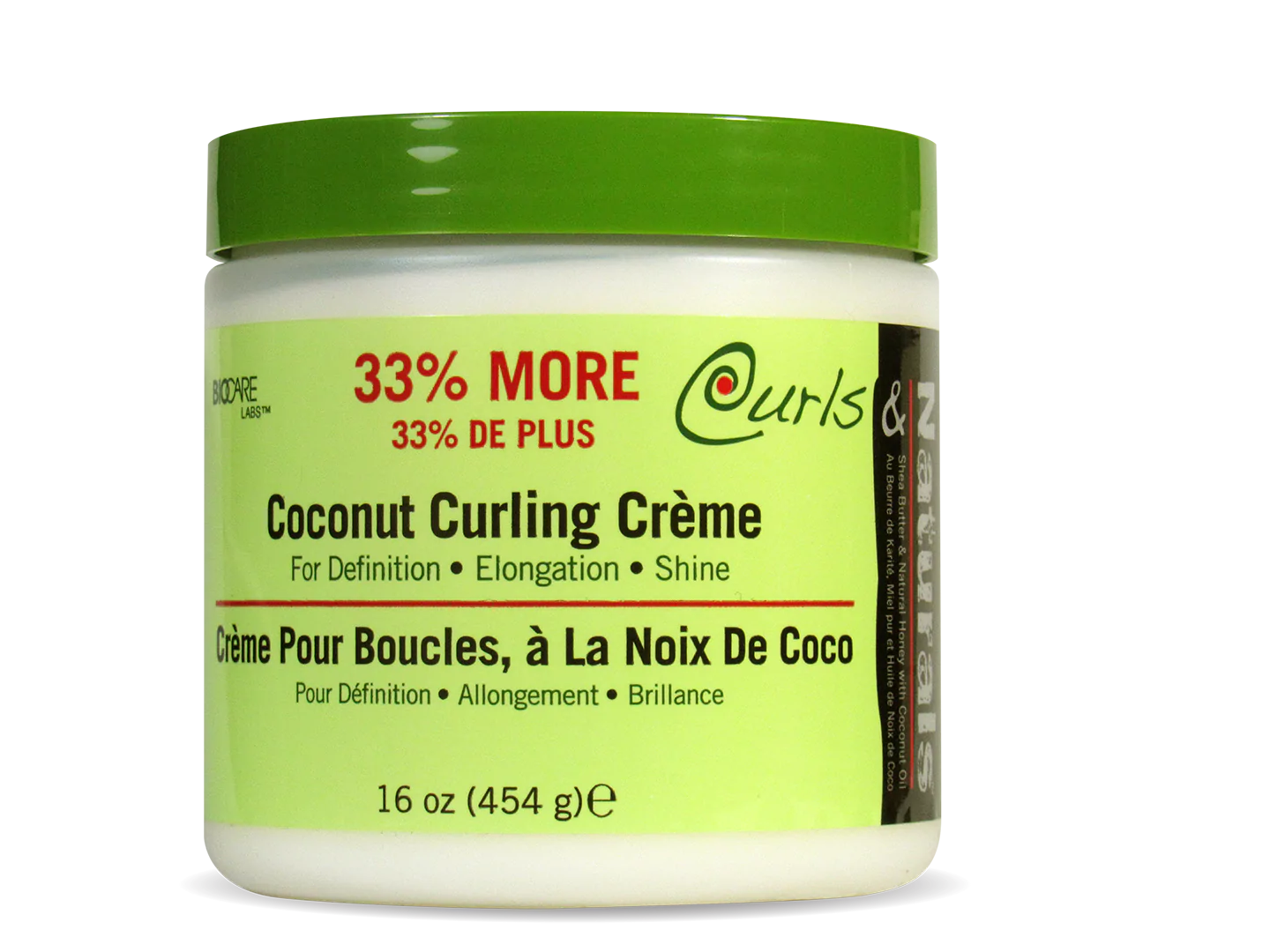 Biocare Crème de Boucle à la Noix de Coco 16 oz.