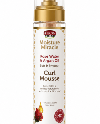 African Pride Moisture Miracle Curl Mousse 251 ml mousse coiffante pour boucles et cheveux texturés
