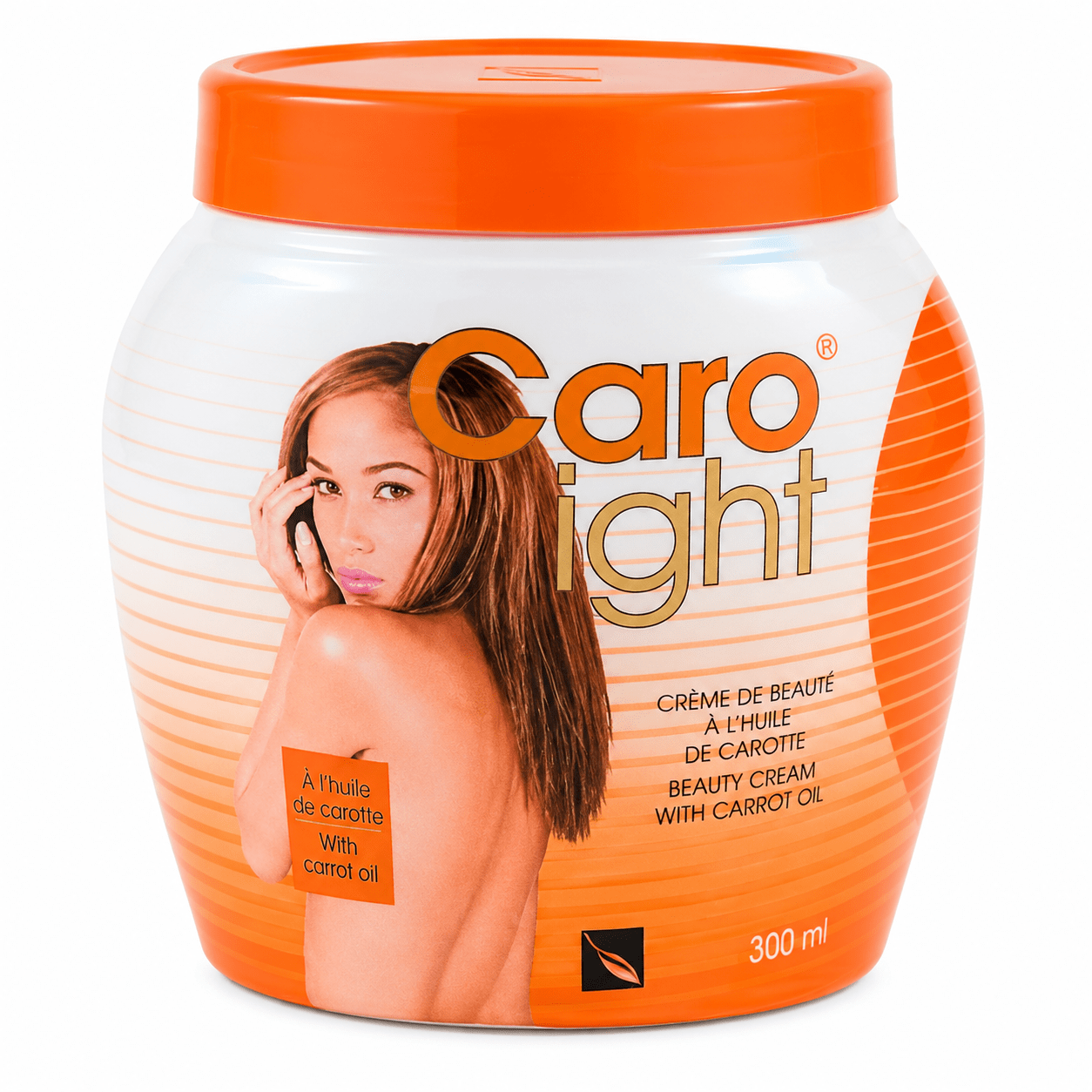 Caro Light crème de beauté à l’huile de carotte 300 ml soin corporel nourrissant