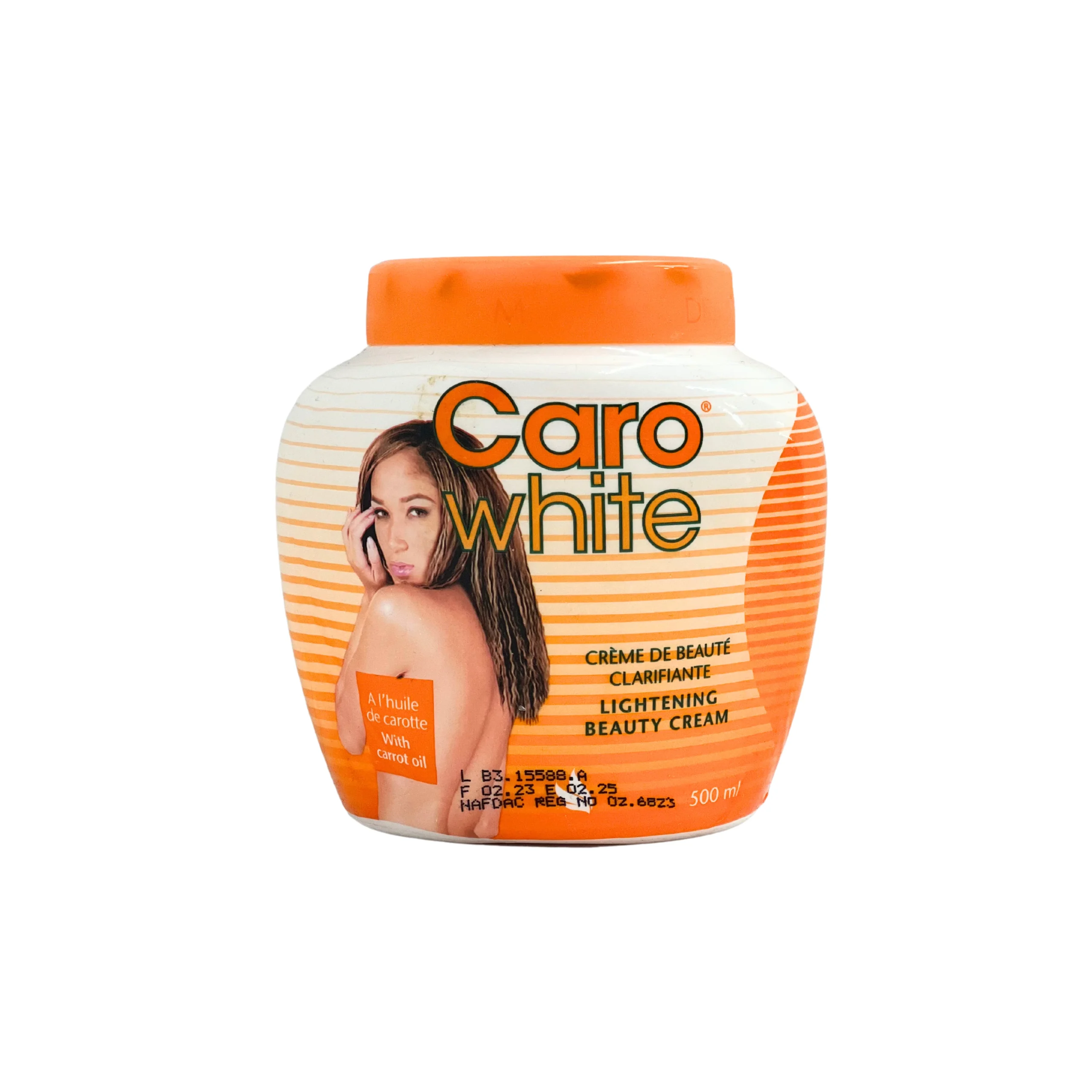 Caro white - Clarifying beauty cream with carrot oil 500 ml