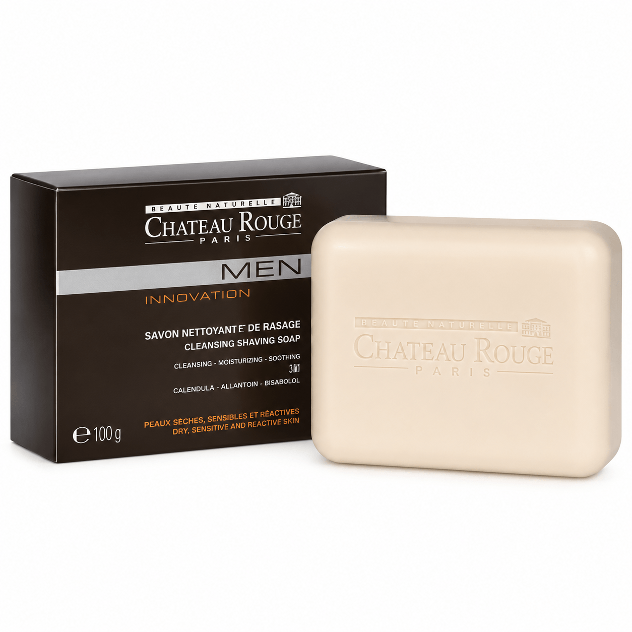 Chateau Rouge Paris - Shaving Cleansing Soap, 100 g