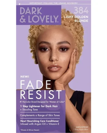 Dark &amp; Lovely – Hair Color Kit – #384 Light Golden Blonde