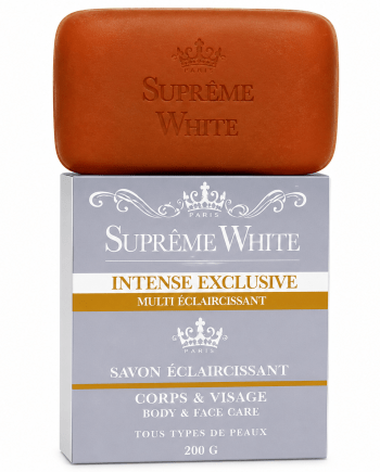 Suprême White Paris Intense Exclusive Soap, 200 g, for the face and body.