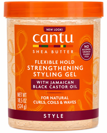 Cantu Strengthening Styling Gel 524 g gel coiffant fortifiant pour cheveux texturés