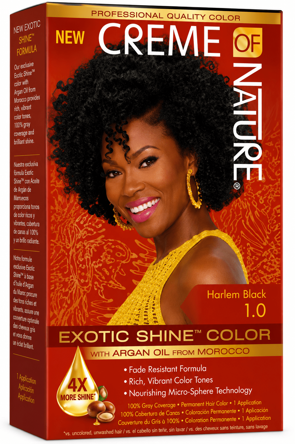 Creme of Nature Exotic Shine Color Intense Black #1