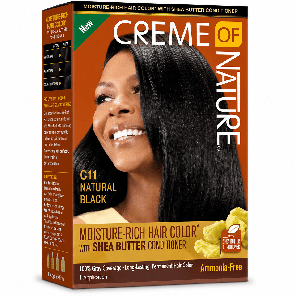 Creme of Nature Hair Color Natural Black C11 Permanent Hair Color
