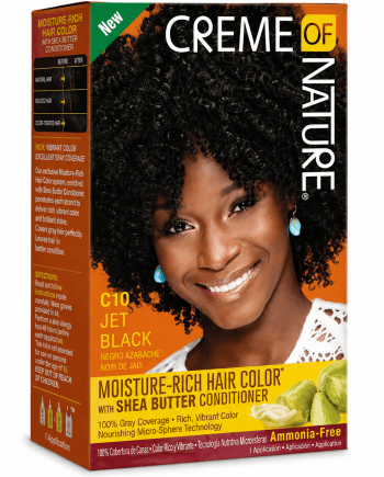 Creme of Nature Moisture Rich Hair Color Jet Black C10 coloration permanente