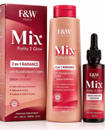 F&W Mix – Kit Corporel Lait et sérum 300 ml & 100 ml
