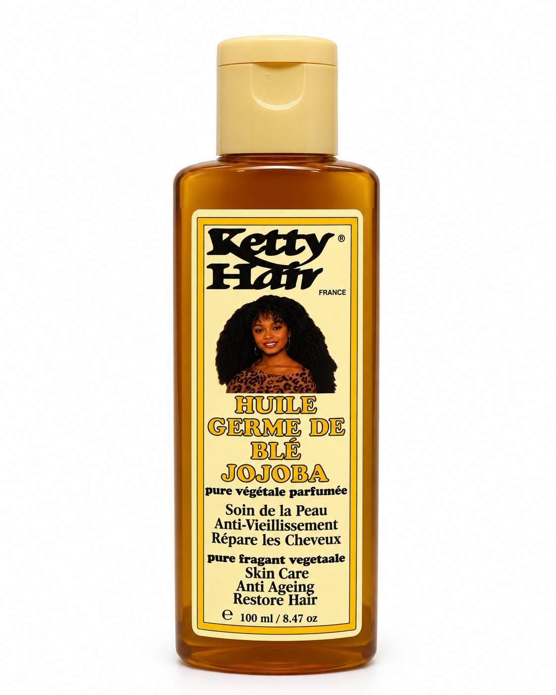 Ketty Hair Huile de Jojoba et Germe de Blé 100 ml