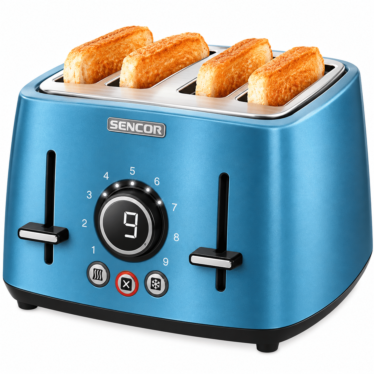 Sencor Grille-pain électrique 4 tranches 1600 W