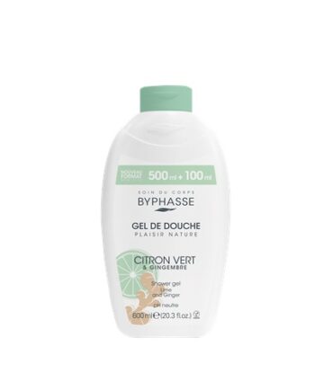 BYPHASSE gel de douche citron vert gingembre 600ml