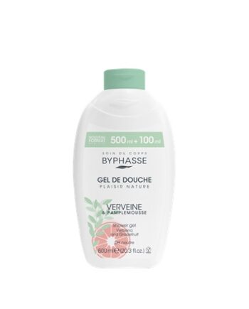 BYPHASSE gel de douche verveine pamplemousse 600ml