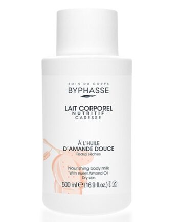 BYPHASSE lait corporel nutritif caresse à l'huile d'amande douce 500ml