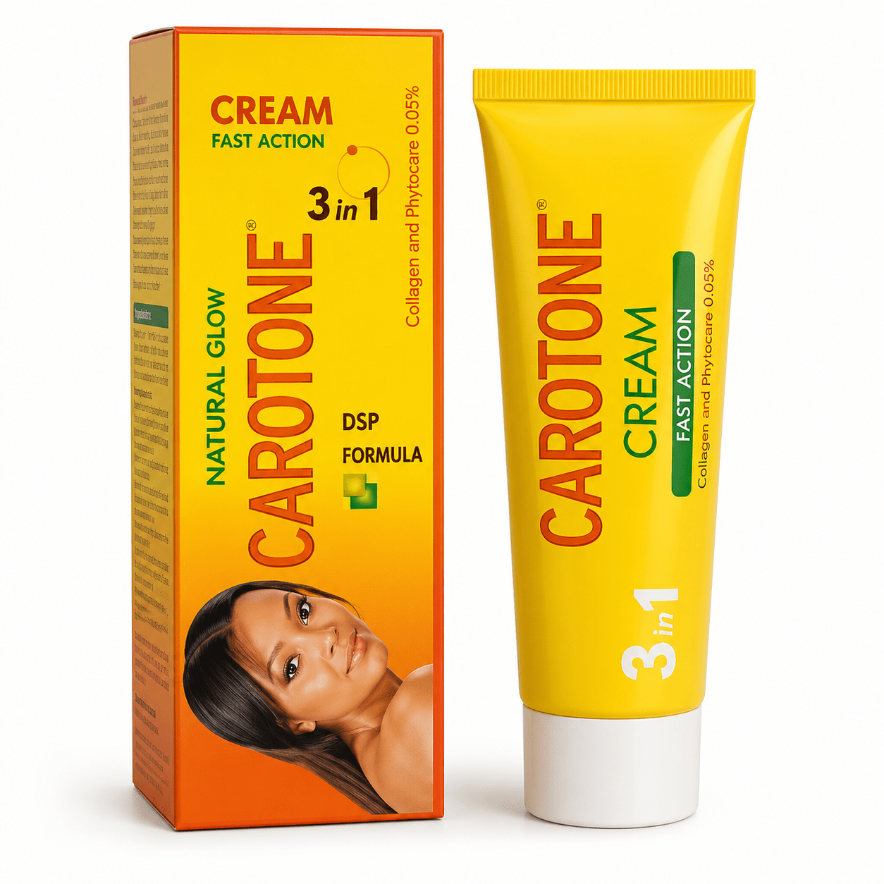 Carotone crème 3 en 1 tube 50 g crème de beauté ciblée