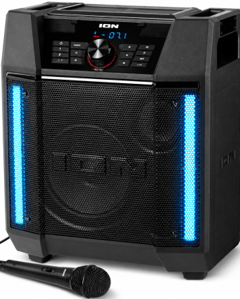 ION Adventurer haut-parleur Bluetooth portable 100 W avec microphone et barres lumineuses