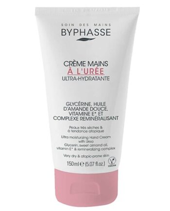 BYPHASSE crème mains à l'urée 150ml