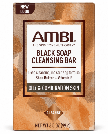 Ambi Black Soap Cleanser, 99 g, for the face and body.