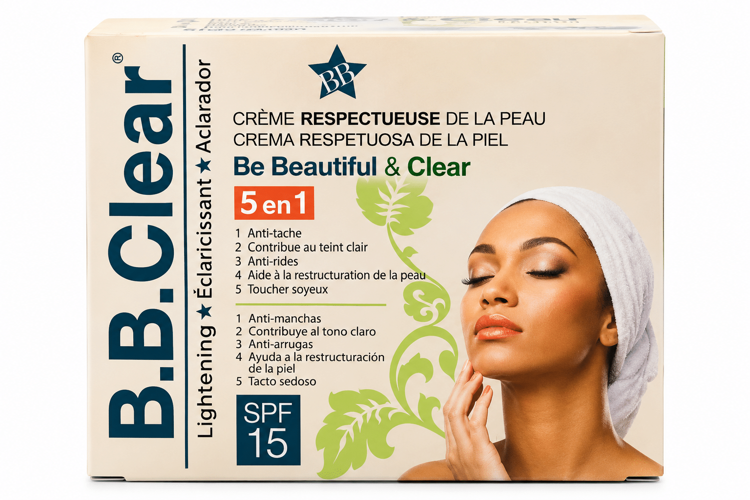 B.B. Clear Crème unifiante 5 en 1 320 ml