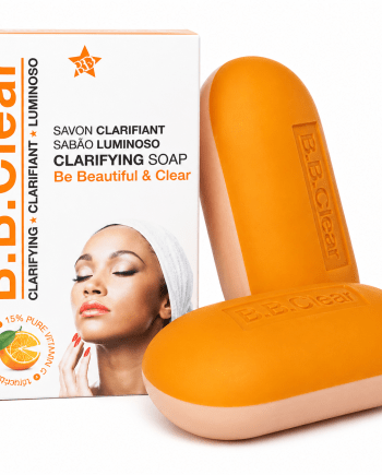 B.B. Clear Cleansing Soap, 190 g, for the face and body.