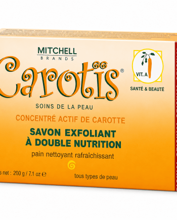 Carotis savon gommant à double nutrition 200 g savon exfoliant corporel à la carotte