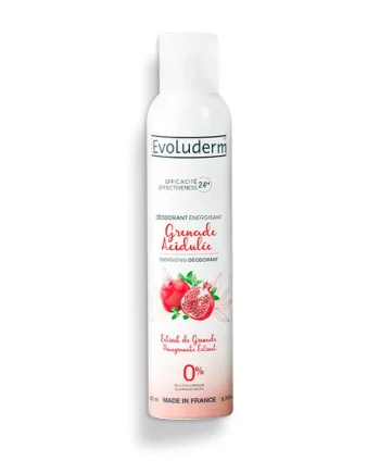 Evoluderm - Déodorant Énergisant Grenade Acidulée 200 ml