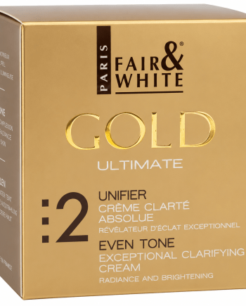 F&W Gold - Crème unifiante 200 ml soin corporel.