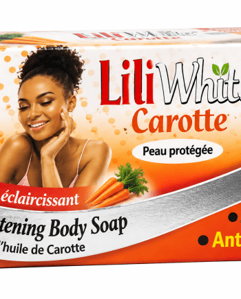 Lili White Carotte Savon Exfoliant 200 g savon exfoliant à la carotte pour nettoyer et lisser la peau.