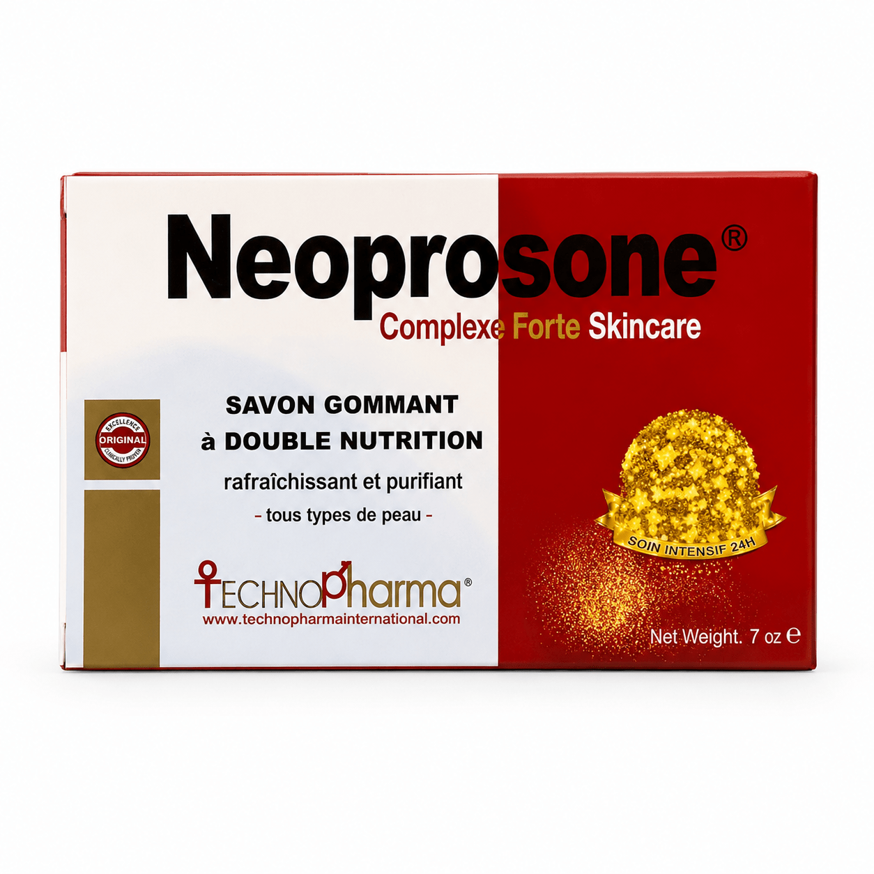 Neoprosone - Dual nutrition exfoliating soap 200 g