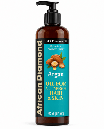 African Diamond Argan Oil 237 ml huile d’argan nourrissante pour cheveux et peau