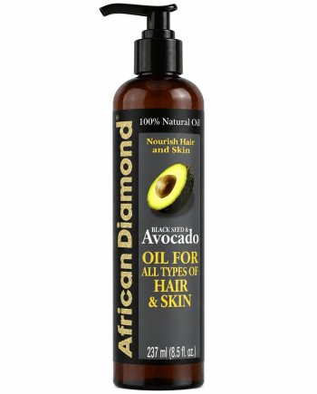 African Diamond Black Seed & Avocado Oil huile capillaire 237 ml.