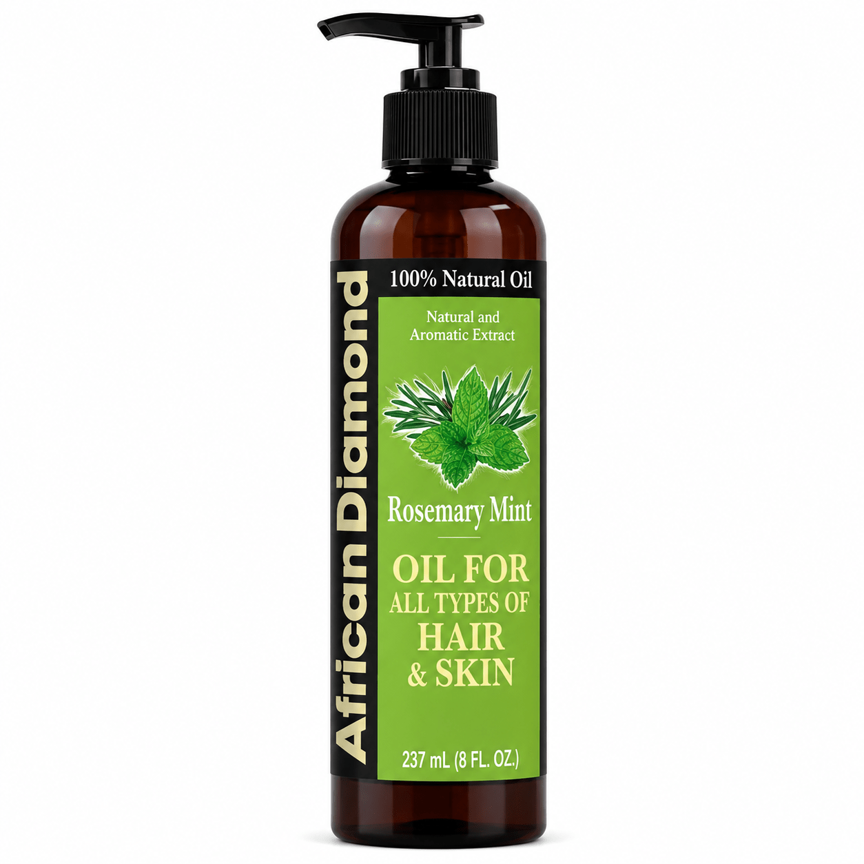 African Diamond Romarin Menthe Oil 237 ml huile au romarin et à la menthe pour cheveux et cuir chevelu