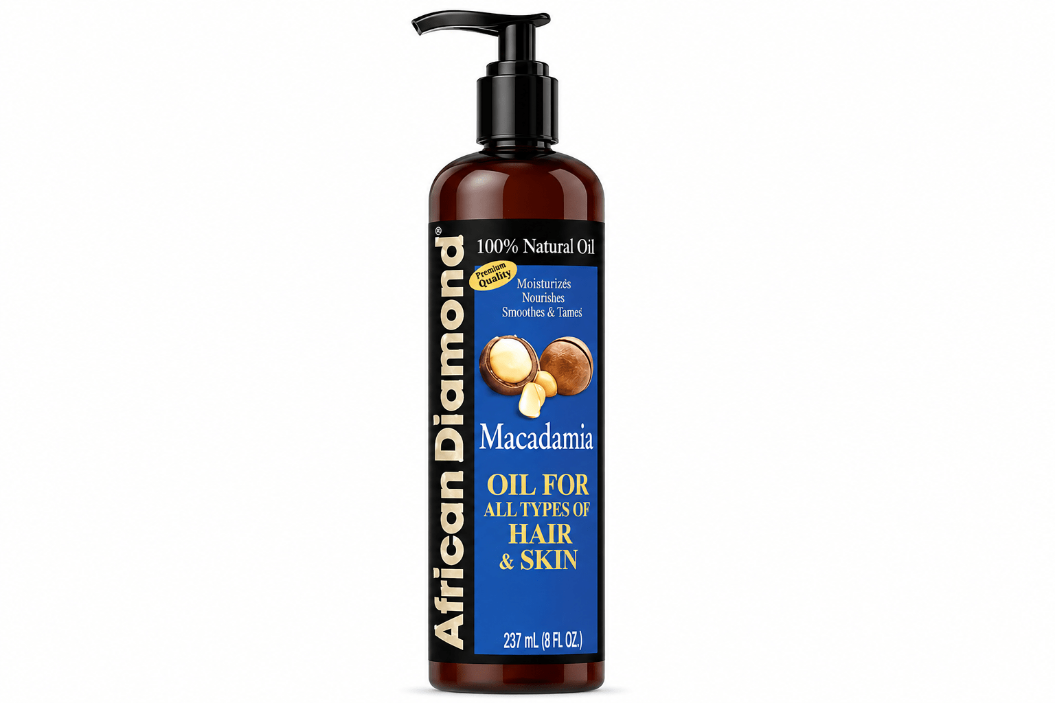African Diamond Macadamia Hair Oil 237 ml
