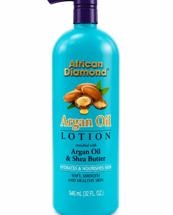 African Diamond lotion à l’huile d’argan 32 oz pour le corps.