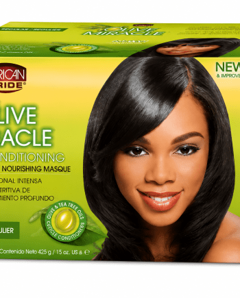 African Pride Olive Miracle Deep Conditioning Regular soin revitalisant profond à l’huile d’olive pour cheveux texturés