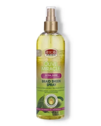 African Pride – Olive miracle Braid Sheen Spray 355 ml