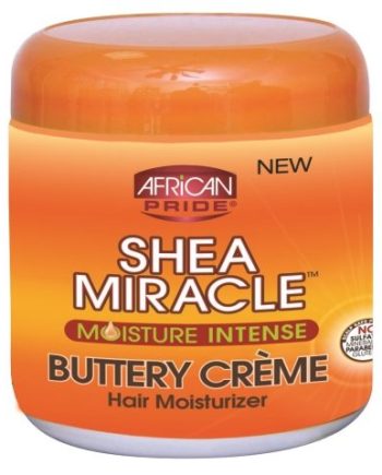 African Pride Shea Miracle Buttery Hair Moisturizer, 6 oz