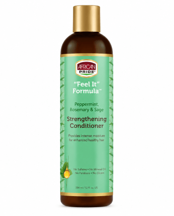 African Pride Strengthening Conditioner 354 ml après-shampoing fortifiant pour cheveux secs et texturés