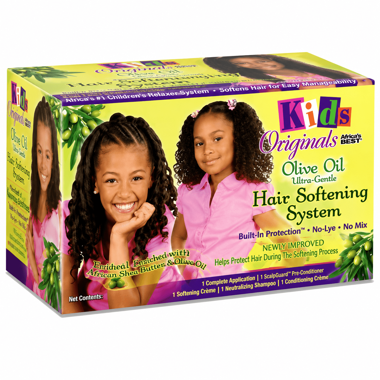 Africa’s Best Originals Olive Oil Ultra-Gentle Hair Softening System Smoothing Hair Care